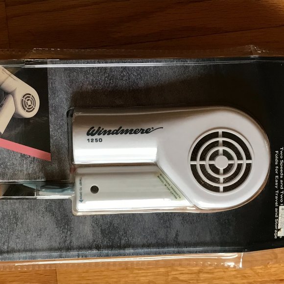 Windmere Travel Hair Dryer Vintage New - Picture 2 of 8